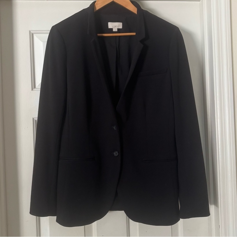 LOFT Black Classic Tailored Blazer